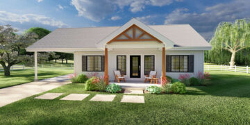 Modern Farmhouse Retreat – 1064 Sq Ft, 2 Bedrooms, 2 Bathrooms