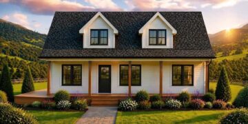 Country Farmhouse Plan – 1,176 Sq Ft, 2 Bedrooms, 1.5 Bathrooms