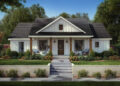 Modern Farmhouse Plan – 1,591 Sq Ft, 3 Bedrooms, 2.5 Bathrooms