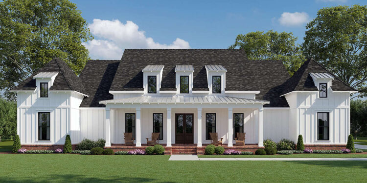 Modern Farmhouse Plan – 2,986 Sq Ft, 4 Bedrooms, 3.5 Bathrooms