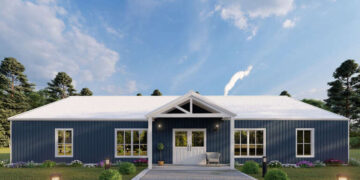 Barndominium Plan – 2,140 Sq Ft, 4 Bedrooms, 3 Bathrooms