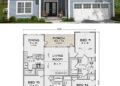 Cottage House Plan – 1,841 Sq Ft, 4 Bedrooms, 3 Bathrooms