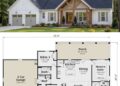 Modern Farmhouse Plan – 1,553 Sq Ft, 3 Bedrooms, 2 Bathrooms