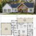 Modern Farmhouse Plan – 1,553 Sq Ft, 3 Bedrooms, 2 Bathrooms