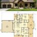 Modern Farmhouse Plan – 1,820 Sq Ft, 3–4 Bedrooms, 2 Bathrooms