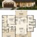 Modern Farmhouse Plan – 1,600 Sq Ft, 3 Bedrooms, 2 Bathrooms
