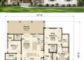 Modern Farmhouse Plan – 1,487 Sq Ft, 3 Bedrooms, 2 Bathrooms