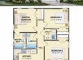 Cottage Plan – 1,176 Sq Ft, 3 Bedrooms, 2 Bathrooms