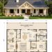 Modern Farmhouse Plan – 1,716 Sq Ft, 3 Bedrooms, 2 Bathrooms