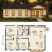 Country Plan – 1,288 Sq Ft, 3 Bedrooms, 2 Bathrooms