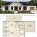 Modern Farmhouse Plan – 1,565 Sq Ft, 3 Bedrooms, 2 Bathrooms