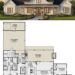 2291 Sq. Ft. Modern Farmhouse Plan with 3 Bedrooms, 2.5 Bathrooms, and Open Living Design