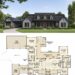 3272 Sq. Ft. Modern Farmhouse Plan with 4 Bedrooms, 3.5 Bathrooms, Porte-Cochere, and Luxury Outdoor Living