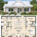 1188 Sq. Ft. Modern Farmhouse Plan with 2 Bedrooms, 2 Bathrooms, and Smart Open Living