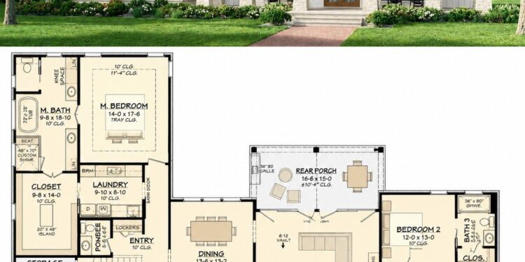 2961 Sq. Ft. Craftsman Plan with 4 Bedrooms, 3.5 Bathrooms, Bonus Room, and Spacious Open Living