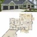 3122 Sq. Ft. Craftsman Plan with 3 Bedrooms, 4 Bathrooms, Walkout Basement, and 3-Car Courtyard Garage