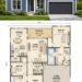 Traditional Plan – 1,588 Sq Ft, 3 Bedrooms, 2 Bathrooms