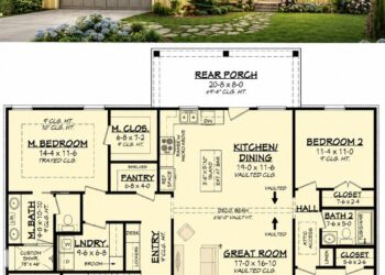 1526 Sq. Ft. Modern Farmhouse Plan with 3–4 Bedrooms, 2 Bathrooms, and Flexible Bonus Space