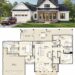 1660 Sq. Ft. Modern Farmhouse Plan with 3–4 Bedrooms, 2 Bathrooms, Bonus Room, and Spacious Porch Living
