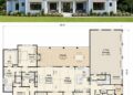3486 Sq. Ft. Modern Farmhouse Plan with 4–5 Bedrooms, 4.5 Bathrooms, Bonus Room, and 3-Car Garage