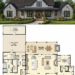 2291 Sq. Ft. Modern Farmhouse Plan with 3 Bedrooms, 2.5 Bathrooms, and Open Living Design