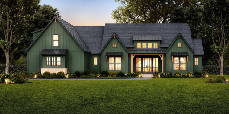 Modern Farmhouse Plan – 2,578 Sq Ft, 4 Bedrooms, 2.5 Bathrooms