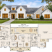 Modern Transitional Plan – 2,383 Sq Ft, 3 Bedrooms, 3.5 Bathrooms