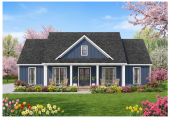 Modern Farmhouse Plan – 1,924 Sq Ft, 3 Bedrooms, 2.5 Bathrooms