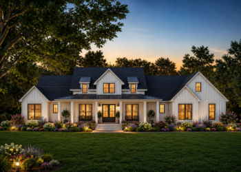 Modern Farmhouse Plan – 2,379 Sq Ft, 3 Bedrooms, 3.5 Bathrooms