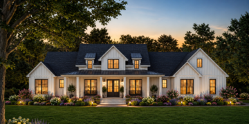 Modern Farmhouse Plan – 2,379 Sq Ft, 3 Bedrooms, 3.5 Bathrooms