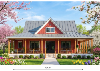 Modern Farmhouse Plan – 1,681 Sq Ft, 3 Bedrooms, 2 Bathrooms