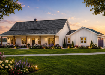 3-Bed Country Ranch Plan with Split Bedrooms and 3-Car Garage – 1,887 Sq Ft