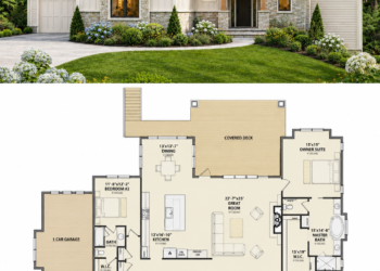 4849 Sq. Ft. Craftsman Plan with 4 Bedrooms, 4 Bathrooms, Finished Basement, and 3-Car Garage