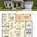 996 Sq. Ft. Modern Farmhouse Plan with 2 Bedrooms, 2 Bathrooms, and Smart Small-Home Living