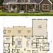2490 Sq. Ft. Modern Farmhouse Plan with 3–4 Bedrooms, 2.5 Bathrooms, Bonus Room, and Split Bedroom Design