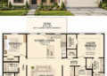 Modern Farmhouse Plan – 1,416 Sq Ft, 3 Bedrooms, 2 Bathrooms