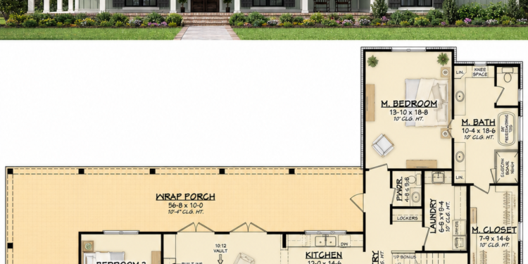 Modern Farmhouse Plan – 2,428 Sq Ft, 3 Bedrooms, 2.5 Bathrooms