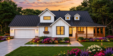 Modern Farmhouse Plan – 2,321 Sq Ft, 4 Bedrooms, 3.5 Bathrooms