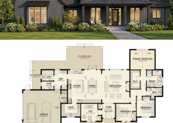 Modern Farmhouse Plan – 2,248 Sq Ft, 3 Bedrooms, 2.5 Bathrooms