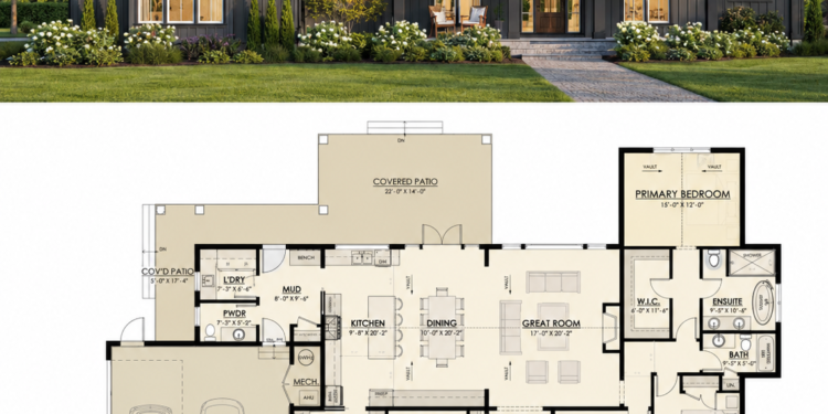 Modern Farmhouse Plan – 2,248 Sq Ft, 3 Bedrooms, 2.5 Bathrooms