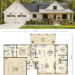 1725 Sq. Ft. Modern Farmhouse Plan with 3 Bedrooms, 2.5 Bathrooms, and Split Bedroom Layout