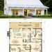 1962 Sq. Ft. Modern Farmhouse Plan with 2–3 Bedrooms, 2 Bathrooms, Flex Room, and 2-Car Garage