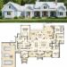 3095 Sq. Ft. Modern Farmhouse Plan with 4–5 Bedrooms, 4 Bathrooms, Flex Room, and 3-Car Garage
