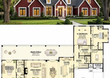 3215 Sq. Ft. European Plan with 5–6 Bedrooms, 4.5 Bathrooms, Bonus Flexibility, and 3-Car Garage