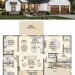1600 Sq. Ft. Modern Farmhouse Plan with 3 Bedrooms, 2 Bathrooms, and 2-Car Garage