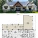 2827 Sq. Ft. Modern Transitional Plan with 4 Bedrooms, 3.5 Bathrooms, Office, and 3-Car Garage
