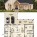 1550 Sq. Ft. Modern Farmhouse Plan with 3 Bedrooms, 2 Bathrooms, Kitchen Island, and 2-Car Garage