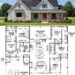 2306 Sq. Ft. Modern Farmhouse Plan with 4 Bedrooms, 3.5 Bathrooms, Split Layout, and 2-Car Garage