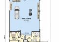 1743 Sq. Ft. Barndominium Plan with 3 Bedrooms, 2 Bathrooms, 3-Car Garage, and Open-Concept Living