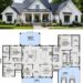 2473 Sq. Ft. Modern Farmhouse Plan with 3 Bedrooms, 2.5 Bathrooms, Bonus Room, and 2-Car Garage